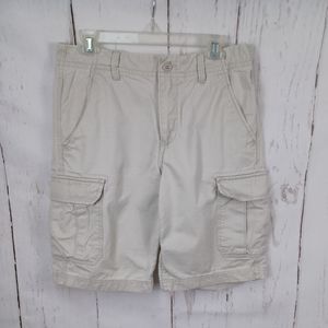 [Gap Shorts Mens Khakis Loise Fit Cargo Biege Tan]